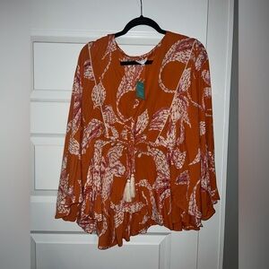 Maurice’s boho top NWT XL